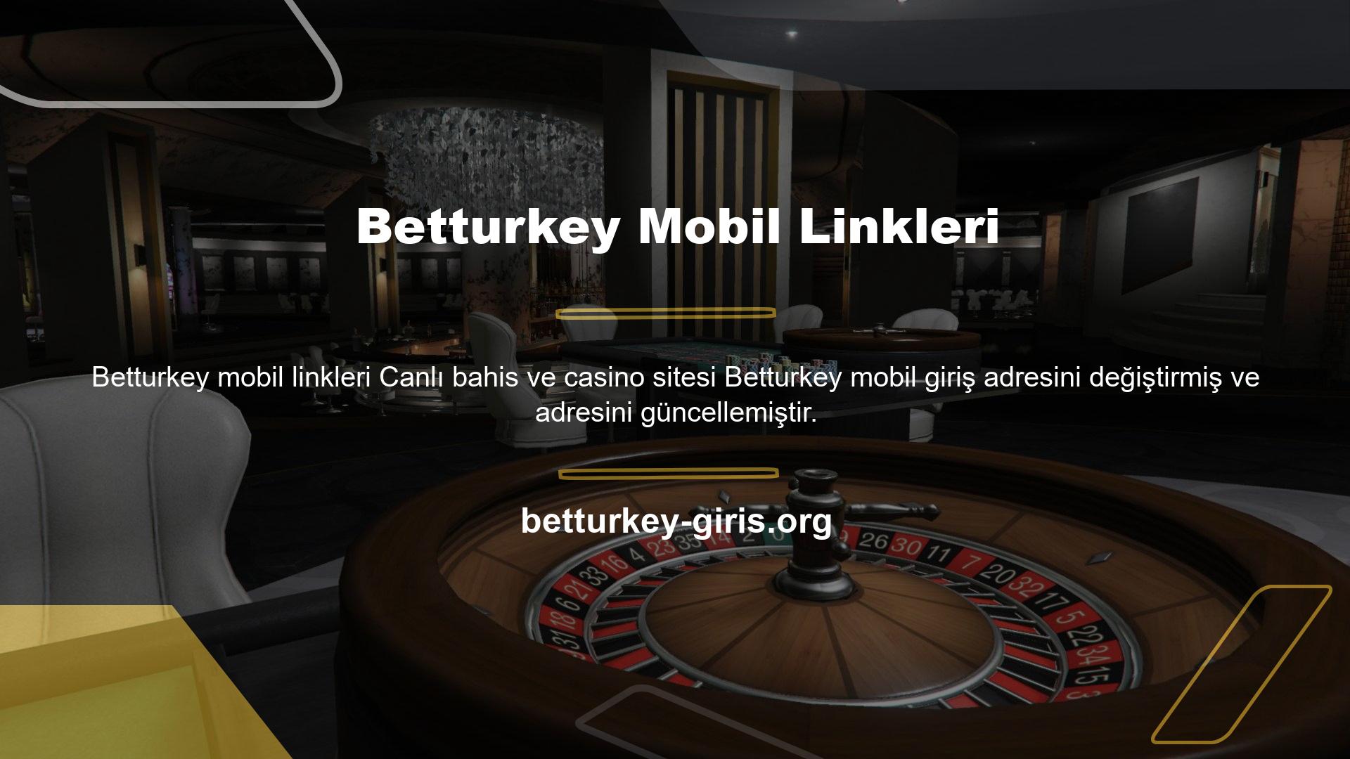 Betturkey web sitesinde mevcut mobil giriş adresinize erişerek bahis ve casino oyunlarınıza kaldığınız yerden devam edebilirsiniz